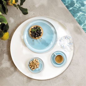 Perlemor Aqua Plate