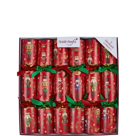 Red Royale Nutcracker Christmas Cracker 6-Pack