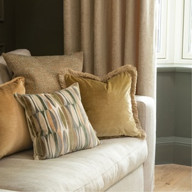 Elodie Cushion Gold
