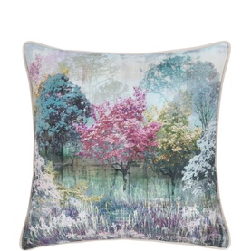 Whispering Cushion Woods Green/Pink