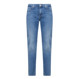 Seven Jeans Slim jeans in Coastline blue, five-pocket style with faded wash detail and silver-tone hardware