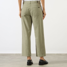 Stovepipe Mid-Rise Straight Leg Ankle Jeans