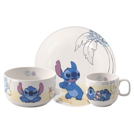 Disney Stitch Children's 3-Piece Crockery Set