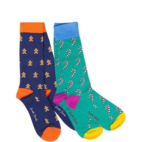 Gingerbread House 2-Pack Socks Box