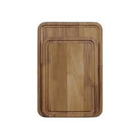 Teak Cutting Board Two-Piece Set