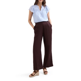 Aleasha Scallop Trim Blouse