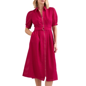 Carey Belted Shirt Dress