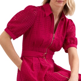 Carey Belted Shirt Dress