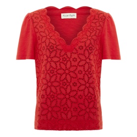 Freya Floral Scalloped T-Shirt