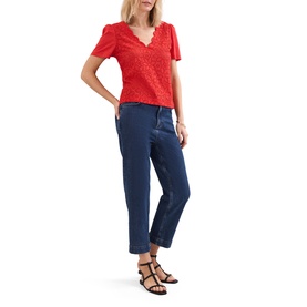 Freya Floral Scalloped T-Shirt