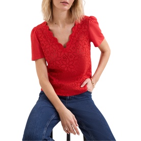 Freya Floral Scalloped T-Shirt