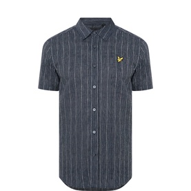 Ticking Logo Striped Shirt