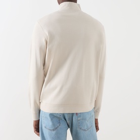 Logo Loopback Half-Zip Sweatshirt