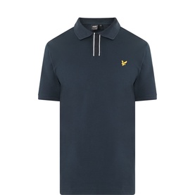 Logo Tipped Placket Polo Shirt