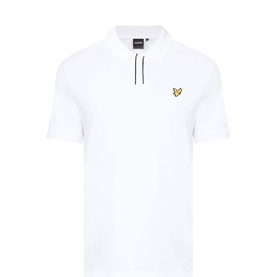 Logo Tipped Placket Polo Shirt