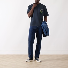 Floral Logo Pocket T-Shirt