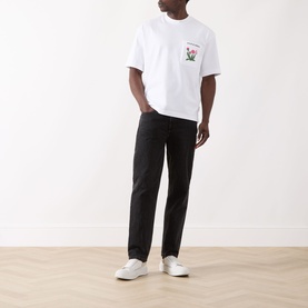 Floral Logo Pocket T-Shirt