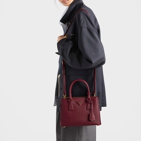 Galleria Small Saffiano Leather Bag