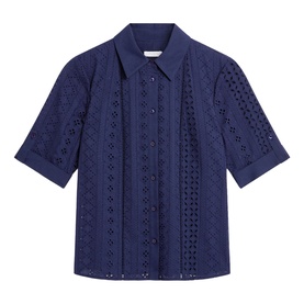 Cristie Embroidery Relaxed Shirt