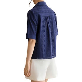 Cristie Embroidery Relaxed Shirt