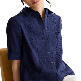Cristie Embroidery Relaxed Shirt