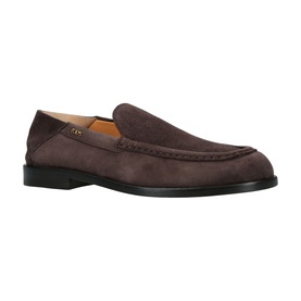 Logo Suede Loafers