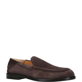 Logo Suede Loafers