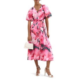 Caterina Floral Flared Dress