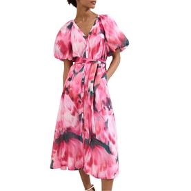 Caterina Floral Flared Dress