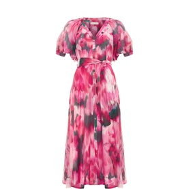 Caterina Floral Flared Dress
