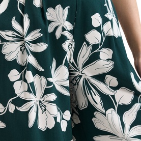 Josie Floral Print Cropped Trousers
