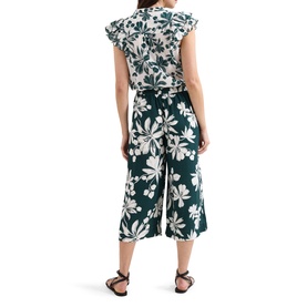Josie Floral Print Cropped Trousers