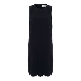 Marta Scallop Trim Mini Shift Dress