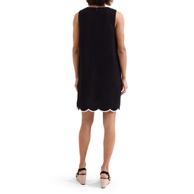 Marta Scallop Trim Mini Shift Dress
