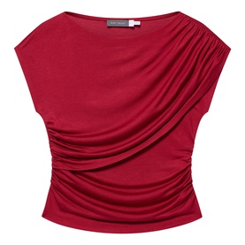Double Layer Draped Top