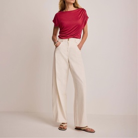 Double Layer Draped Top