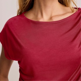 Double Layer Draped Top
