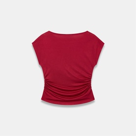 Double Layer Draped Top