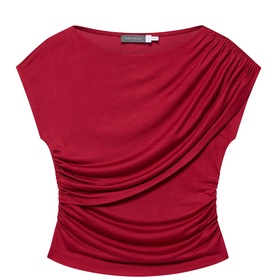 Double Layer Draped Top