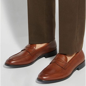 Skylers Wide Fit Leather Loafers
