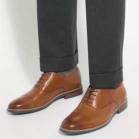 Stanlakes Wide Fit Leather Lace-Up Shoes