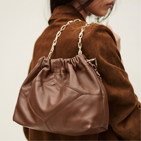 June Leather Mini Tote Bag