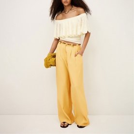 Deana Straight Wide Leg Trousers