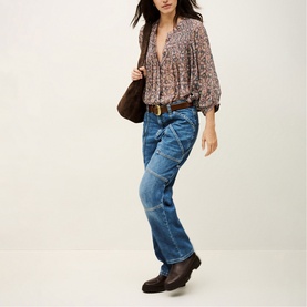 Tazio Printed Blouse