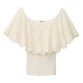 Salda Knitted Off The Shoulder Top