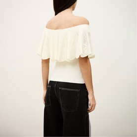 Salda Knitted Off The Shoulder Top