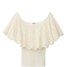 Salda Knitted Off The Shoulder Top