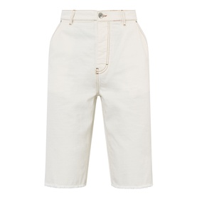 Wide Leg Denim Shorts