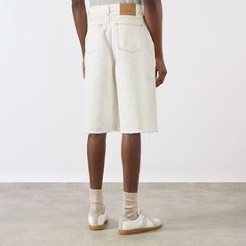 Wide Leg Denim Shorts