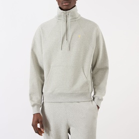 Ami de Coeur Half-Zip Drawstring Sweatshirt